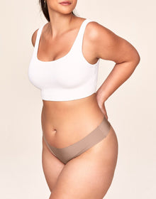 Adore Me Annie No-Show Thong in color Tuscany and shape thong