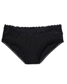 Adore Me Millie Cotton Hipster in color Jet Black and shape hipster