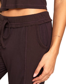 Adore Me Leelee Tank & Jogger Set in color Fudge and shape pj