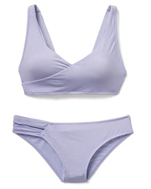 Adore Me Dulce in color Purple Heather and shape two piece