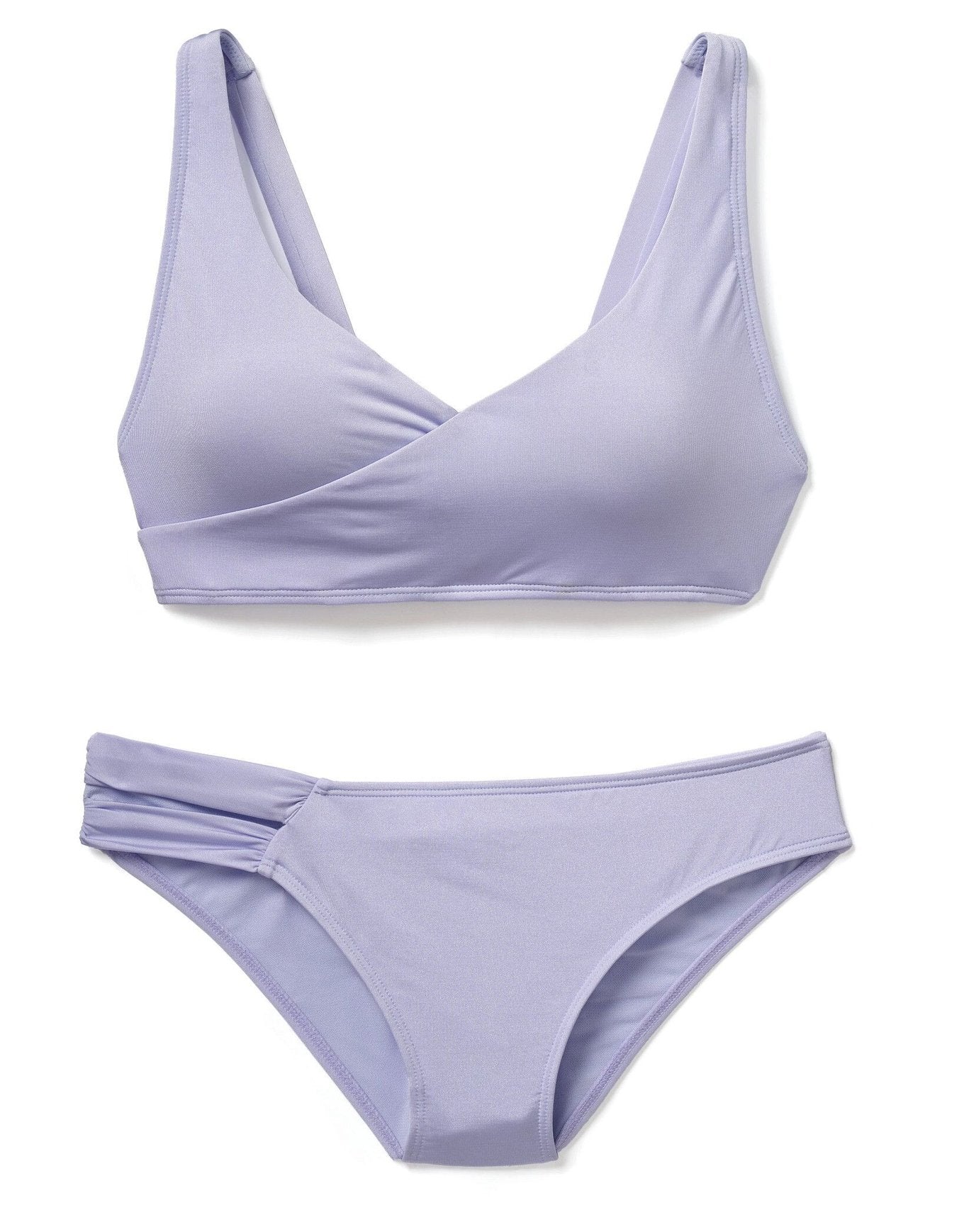 Adore Me Dulce in color Purple Heather and shape two piece