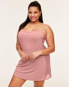 Adore Me Monika Slip in color Rosette and shape slip