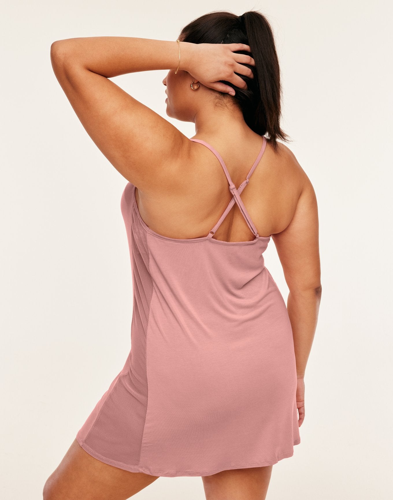 Adore Me Monika Slip in color Rosette and shape slip