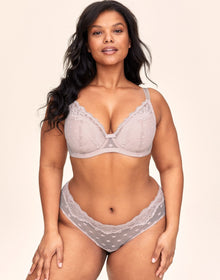 Adore Me Amalee in color Hushed Violet and shape full coverage