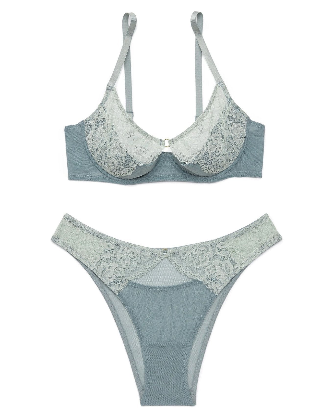 Adore Me Abella in color Lead and shape balconette