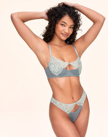 Adore Me Abella in color Lead and shape balconette