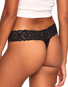 Adore Me Kourtney Cotton Pack Thong Panties (Pack of 3) in color Multi- BBP and shape thong