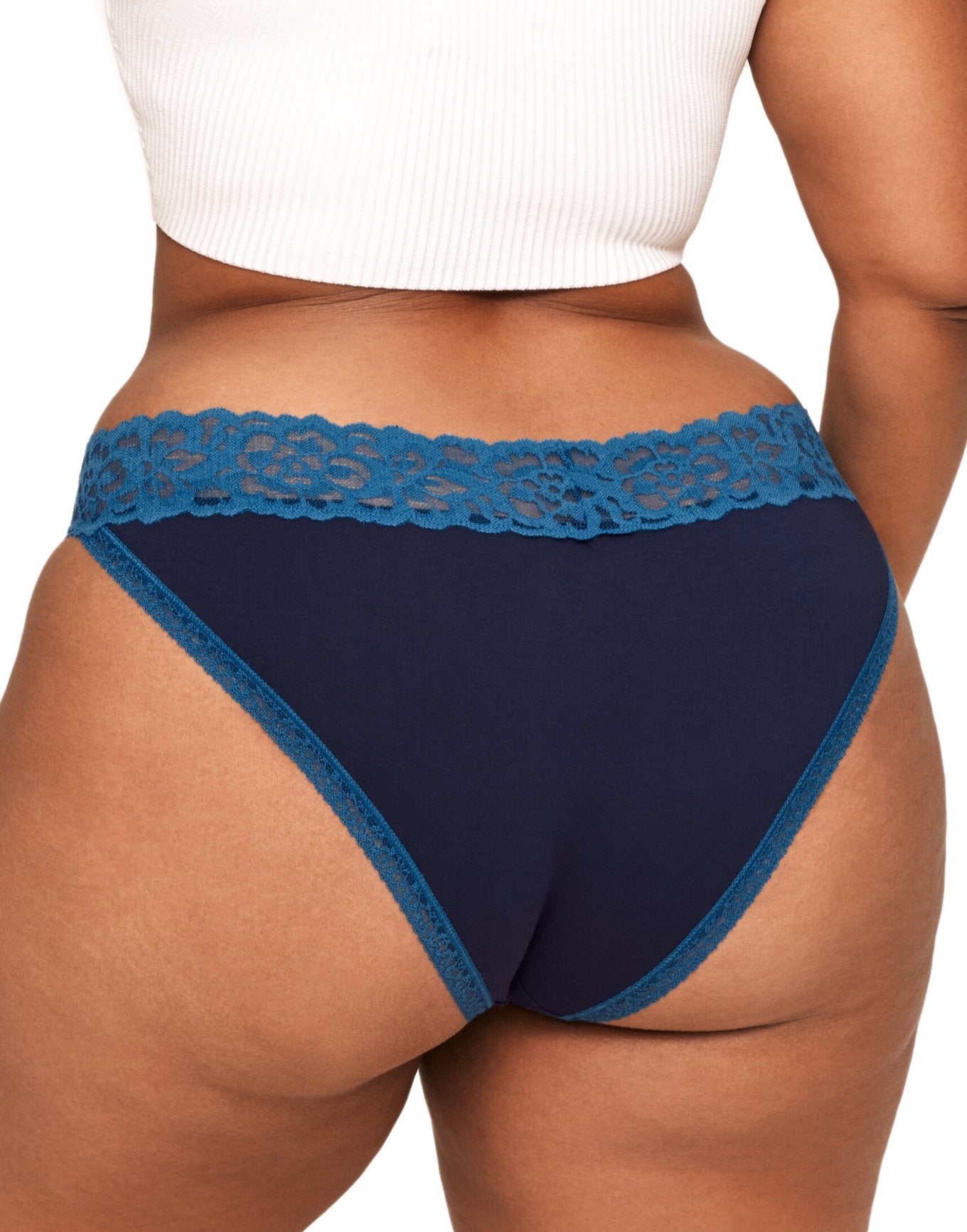 Adore Me Joanie Cotton Pack Bikini Panties (Pack of 3) in color Multi- BBP and shape bikini