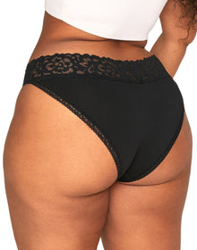 Adore Me Joanie Cotton Pack Bikini Panties (Pack of 3) in color Multi- BBP and shape bikini