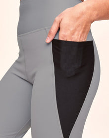 Adore Me Bailey Brushed Biker Short Super-Soft Active Biker Short with Pockets in color Gray Days and shape short