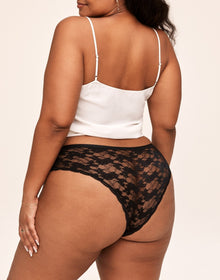 Adore Me Deirdre Allover Lace Pack Cheeky Panties (Pack of 3) in color Multi- BPR and shape cheeky