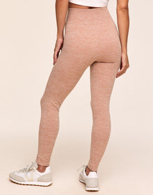 Adore Me Sophia Casual Heather Seamless Legging in color Spic + Spice Heather  and shape legging