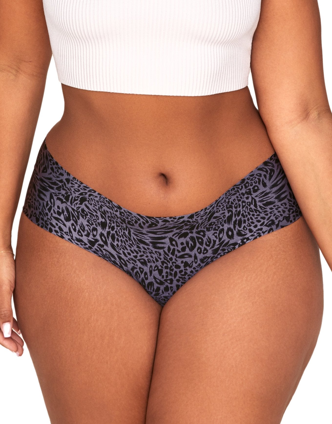 Adore Me Leto Invisible Pack Hipster Panties (Pack of 3) in color Multi- BPP and shape hipster