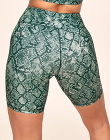 Adore Me Cora Cozy Biker Short Biker Short in color Forrest Snake and shape short