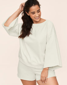 Adore Me Bailey Sweatshirt & Short Set in color Cyclo 103 and shape pj