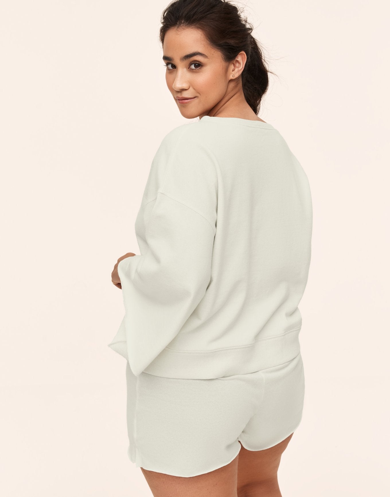 Adore Me Bailey Sweatshirt & Short Set in color Cyclo 103 and shape pj