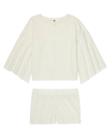 Adore Me Bailey Sweatshirt & Short Set in color Cyclo 103 and shape pj