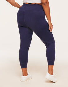 Adore Me Gail Super-Soft Fitted Jogger in color Evening Blue and shape jogger