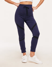 Adore Me Gail Super-Soft Fitted Jogger in color Evening Blue and shape jogger