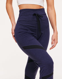 Adore Me Gail Super-Soft Fitted Jogger in color Evening Blue and shape jogger