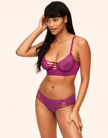Adore Me Justina in color Festival Fuchsia and shape demi