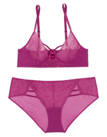 Adore Me Justina in color Festival Fuchsia and shape demi