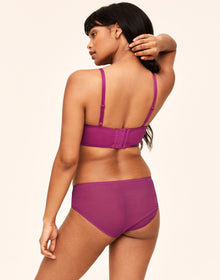 Adore Me Justina in color Festival Fuchsia and shape demi
