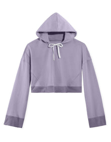 Adore Me Hera Loose-Fitting Sweatshirt in color Wisteria and shape sweatshirt