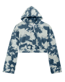 Adore Me Hera Loose-Fitting Sweatshirt in color PR210008 Tie Dye and shape sweatshirt