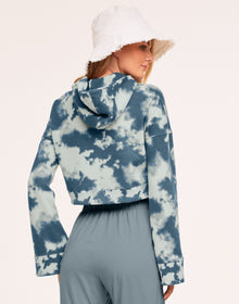 Adore Me Hera Loose-Fitting Sweatshirt in color PR210008 Tie Dye and shape sweatshirt
