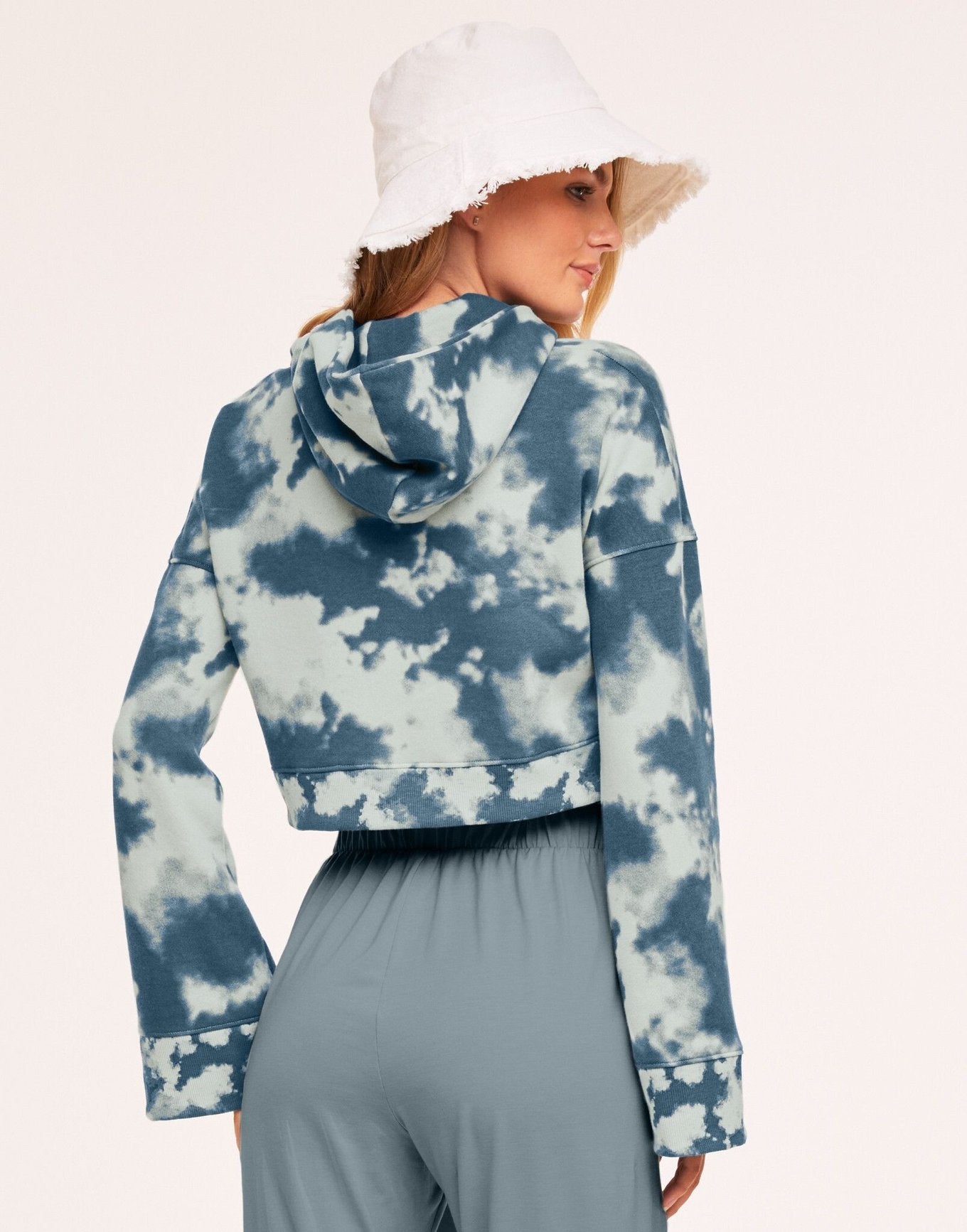 Adore Me Hera Loose-Fitting Sweatshirt in color PR210008 Tie Dye and shape sweatshirt