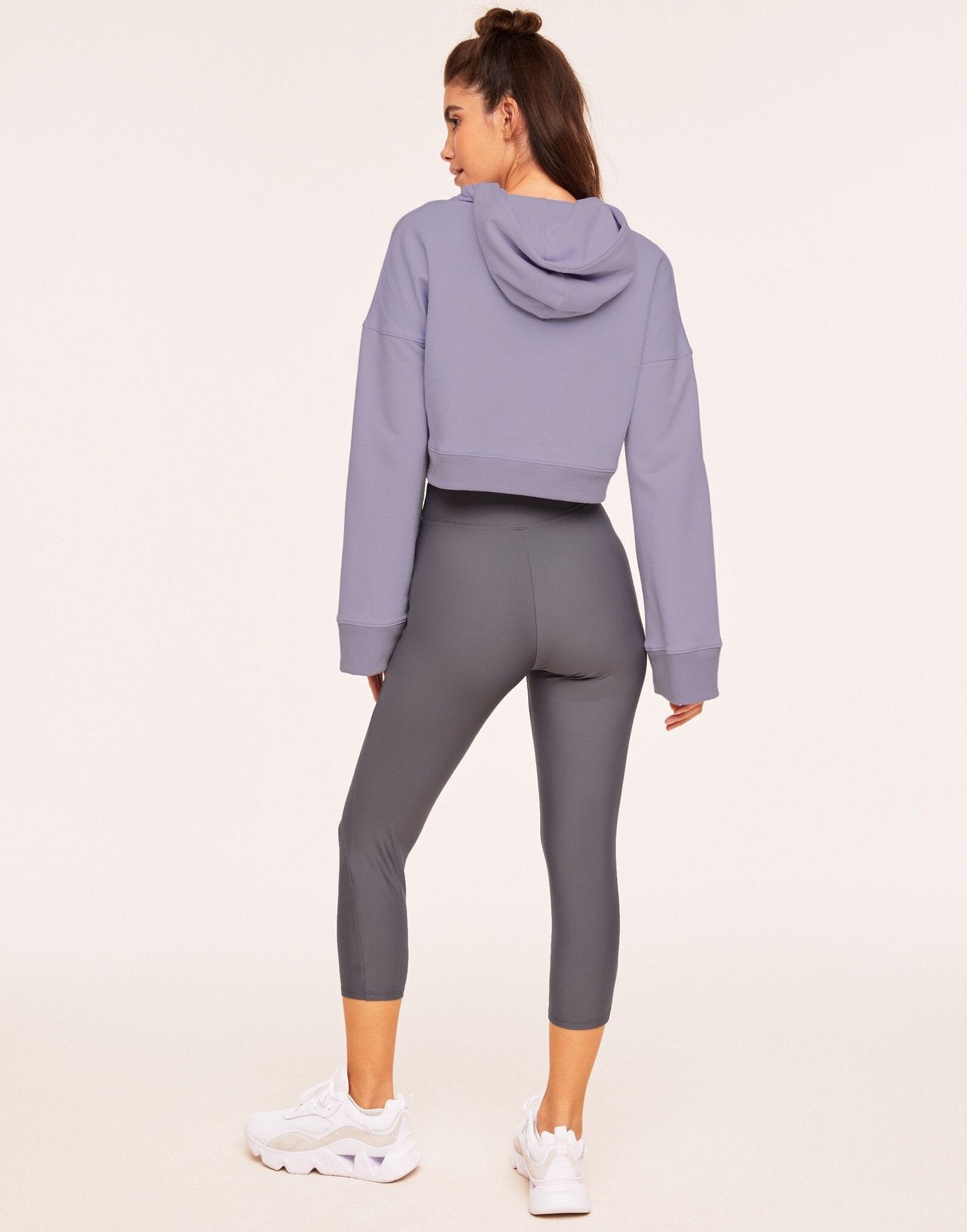 Adore Me Hera Loose-Fitting Sweatshirt in color Wisteria and shape sweatshirt