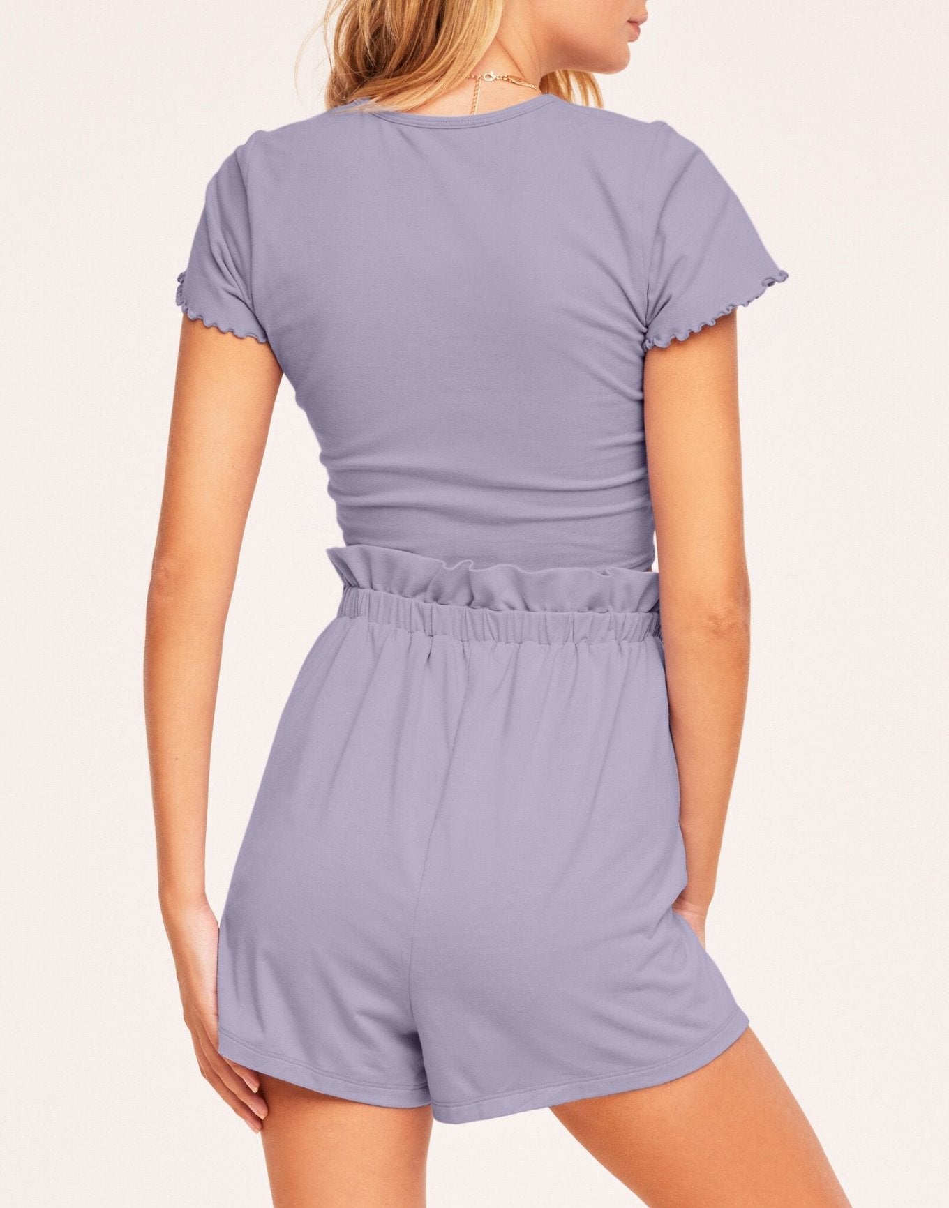 Adore Me Eliah Short in color Wisteria and shape pj
