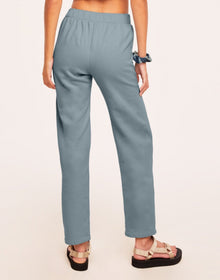 Adore Me Calina Wide-Leg Sweatpant in color Lead and shape pj