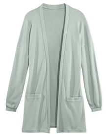 Adore Me Frida Soft Knit Cardigan in color Smoke and shape cardigan