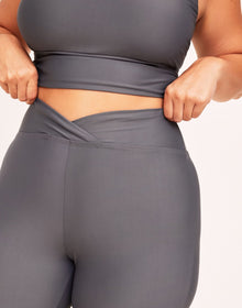 Adore Me Edie Biker Short in color Excalibur and shape short