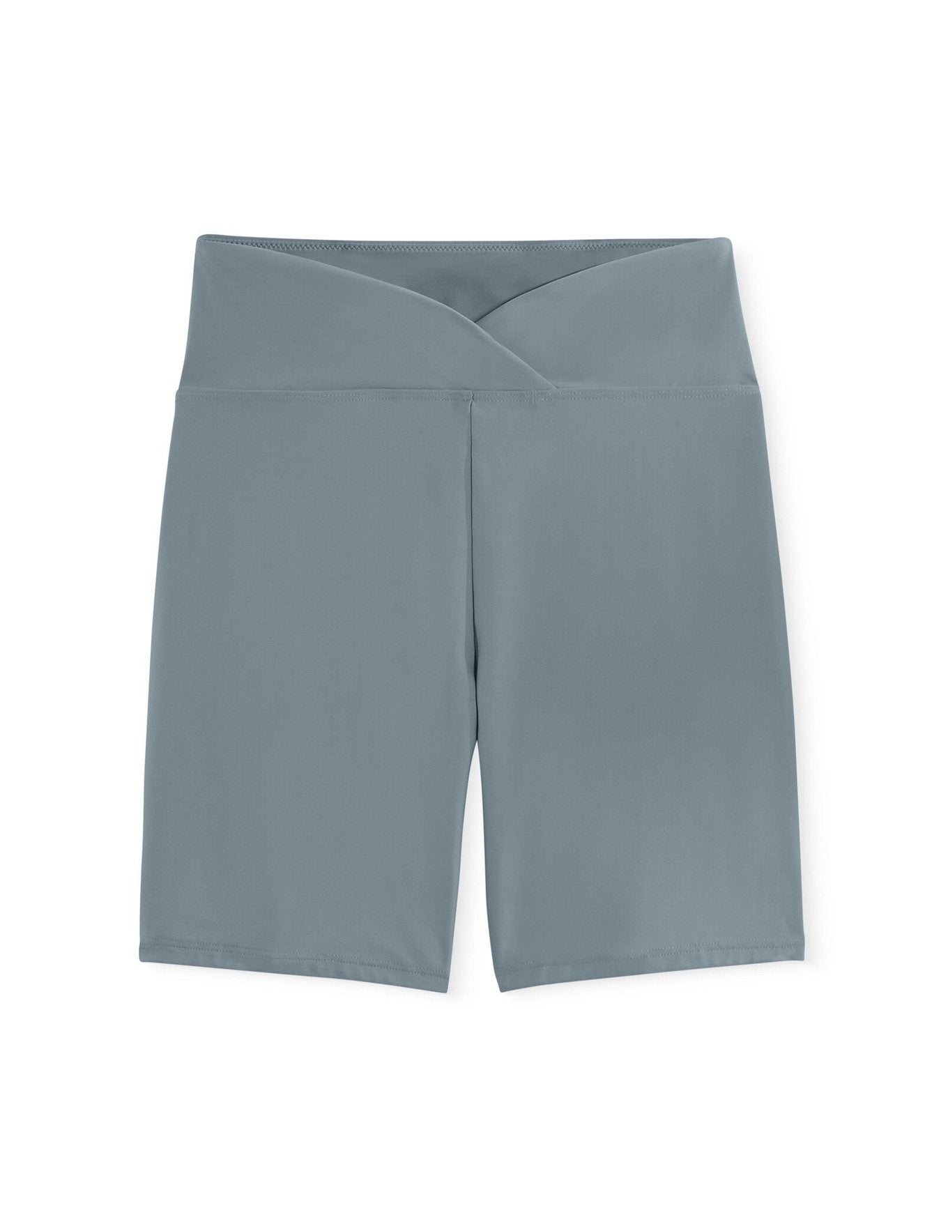 Adore Me Edie Biker Short in color Lead and shape short