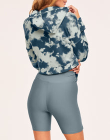 Adore Me Edie Biker Short in color Lead and shape short