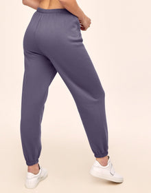 Adore Me Kaylie Classic Fleece Sweatpant in color Cadet and shape pant