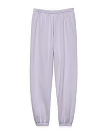 Adore Me Kaylie Classic Fleece Sweatpant in color Lavender Blue and shape pant