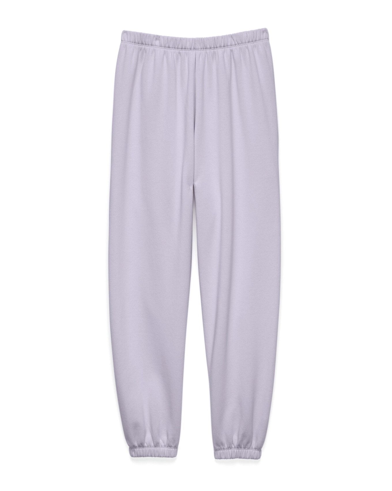 Adore Me Kaylie Classic Fleece Sweatpant in color Lavender Blue and shape pant