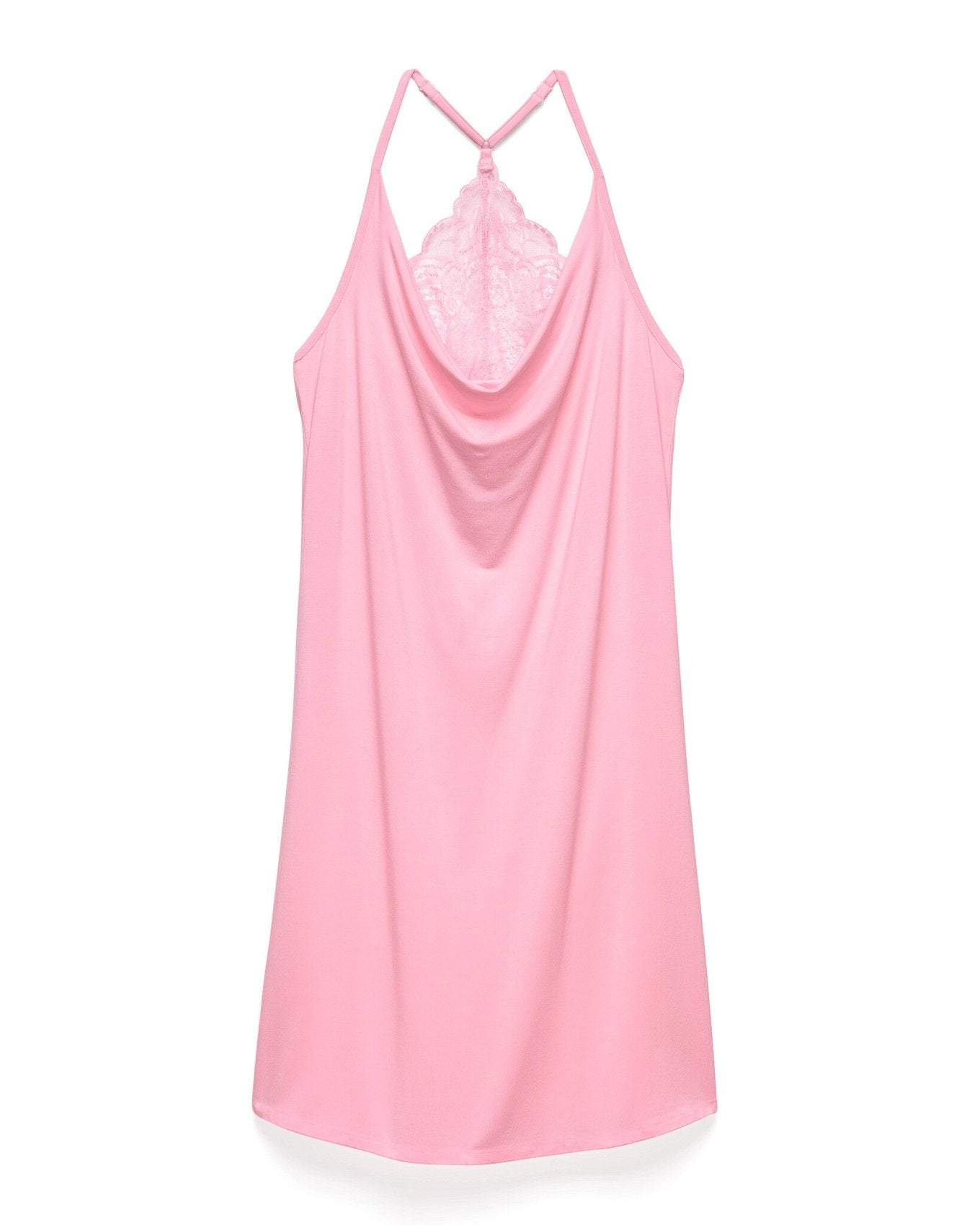Adore Me Jacqueline Knit Slip in color Fairy Tale and shape slip