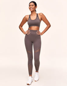 Adore Me Skylar Seamless Bra Seamless Bra in color Brisket and shape sports bra