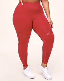 Adore Me Skylar Seamless Legging Seamless Legging in color Raspberry and shape legging
