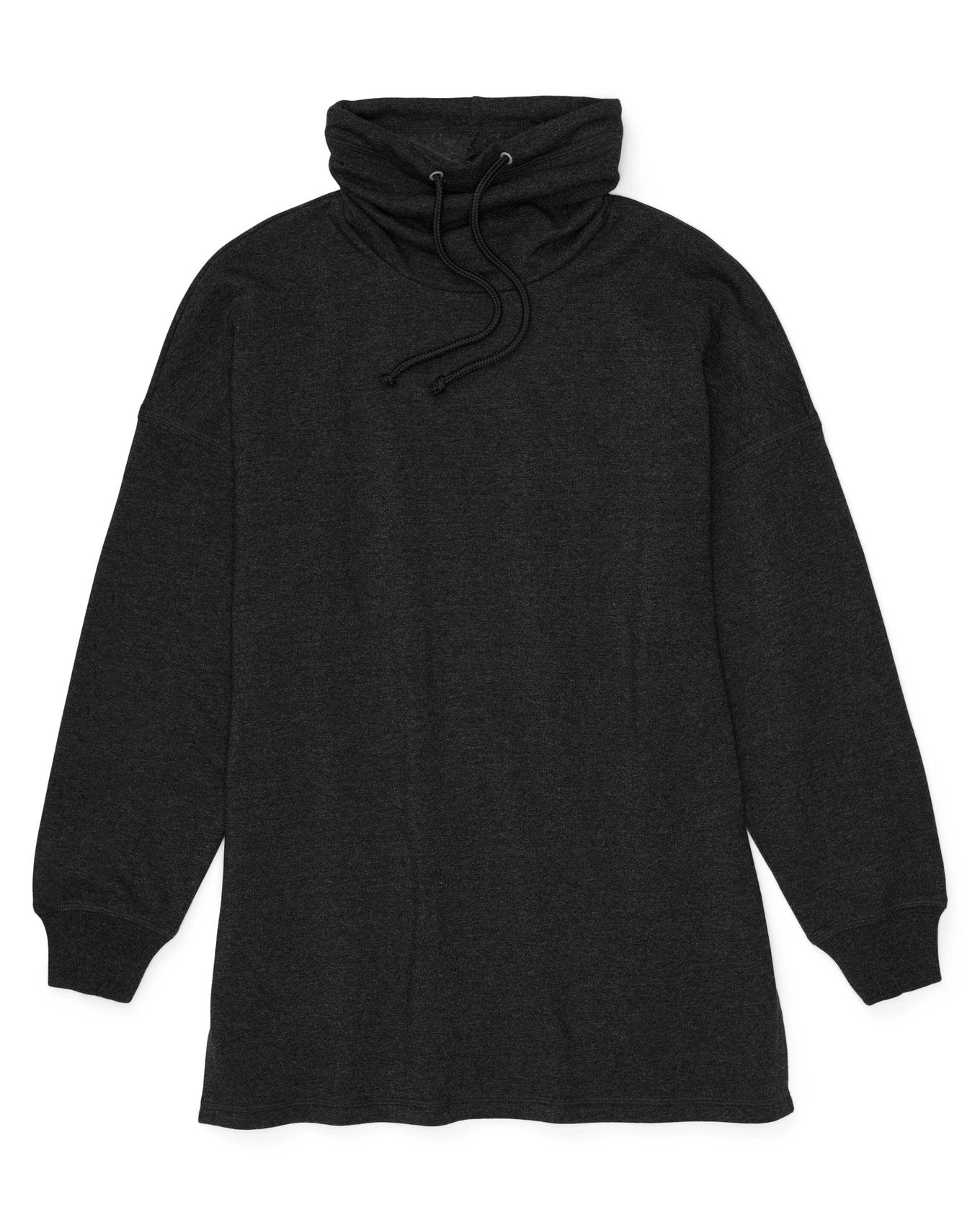 Adore Me Cate Sweatshirt in color Black and shape sweatshirt
