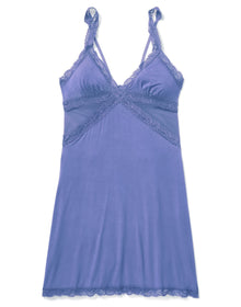 Adore Me Primrosa Slip Dress in color Jacaranda and shape slip