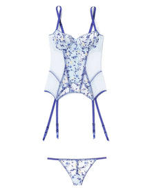 Adore Me Amaris Bustier in color Blooming Vines Emb C04 and shape bustier