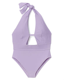 Adore Me Brinlee One-Piece in color Pastel Lilac and shape one piece