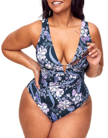 Adore Me Andria One-Piece in color Bohemian Dreams C02 and shape one piece