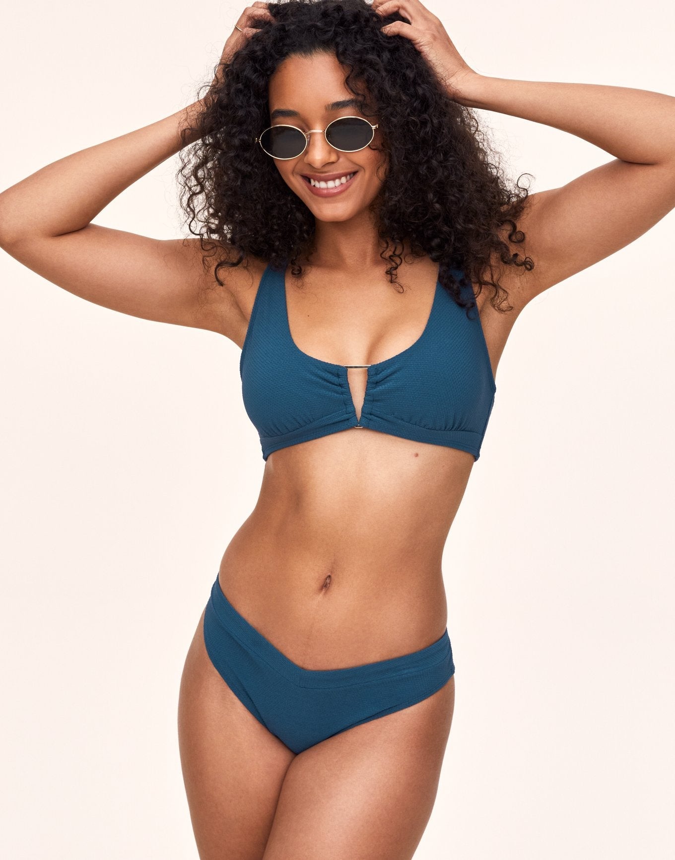 Adore Me Coraline in color Dark Denim and shape two piece